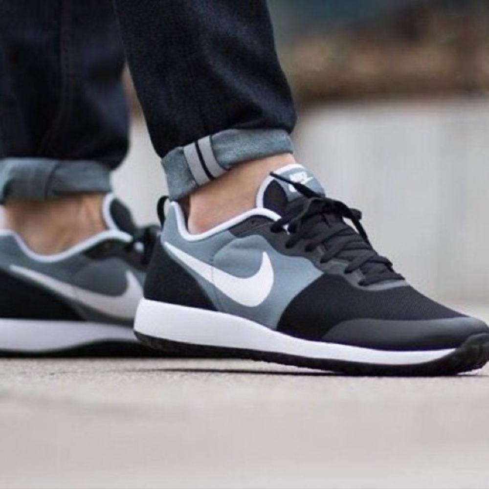 NWOB NIKE ELITE SHINSEN BLACK/WHITE/COOL GREY Size 13 Sneakers